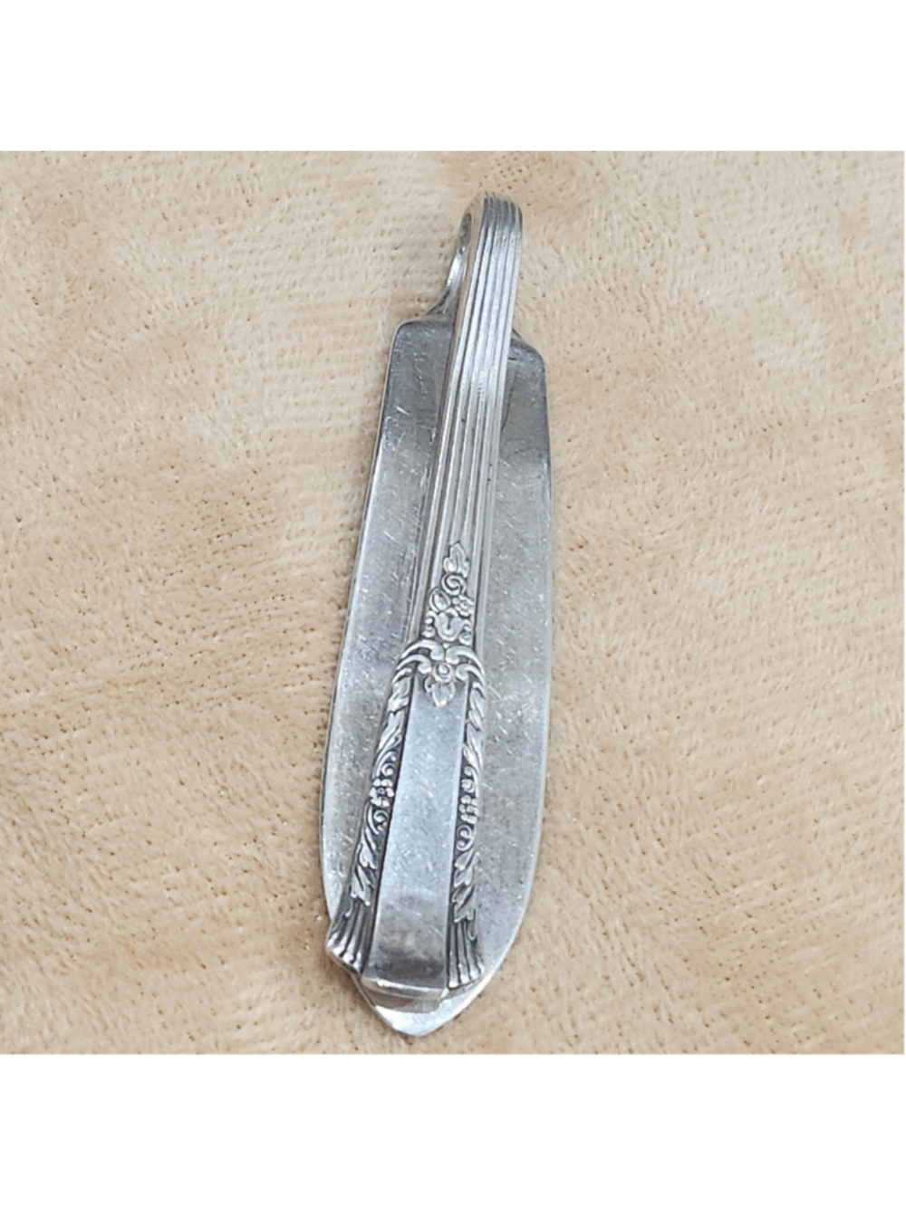 Rogers Treasure Money Clip Card Holder Handmade Accessory Silver Plated